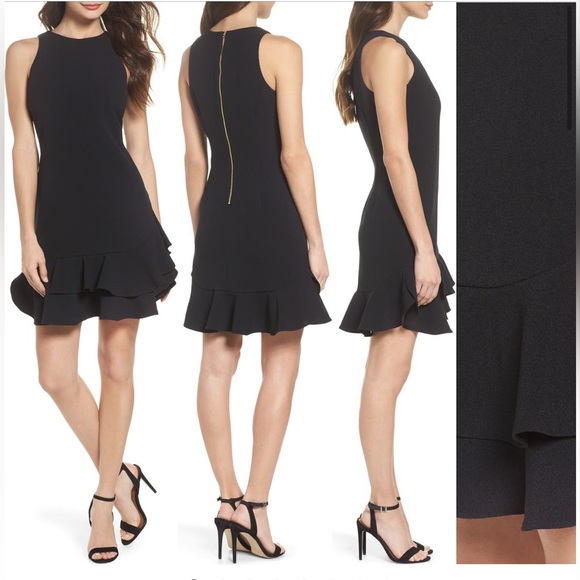 Chelsea28 Tiered Ruffle Hem Mini Dress - Picture 1 of 4